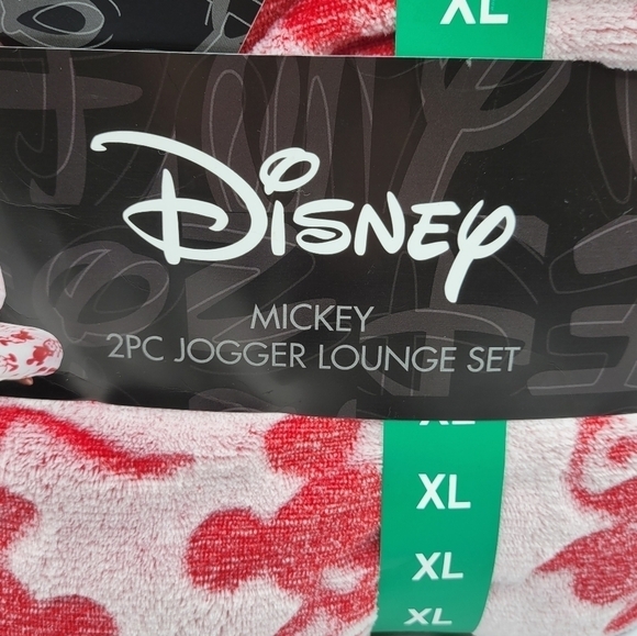 Disney Mickey Mouse Cozy Fleece 2 Piece Pajama Set XL - Picture 5 of 11